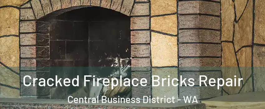 Cracked Fireplace Bricks Repair Central Business District - WA