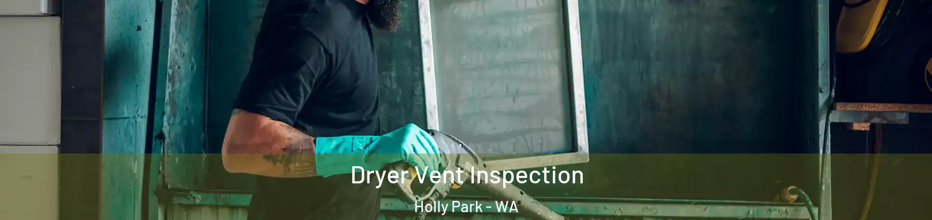 Dryer Vent Inspection Holly Park - WA