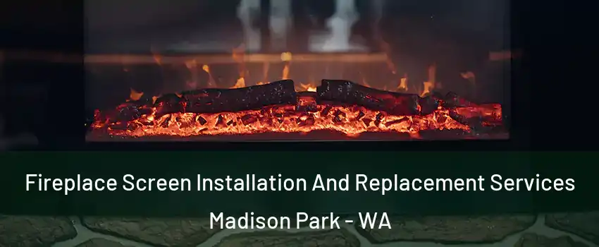 Fireplace Screen Installation And Replacement Services Madison Park - WA