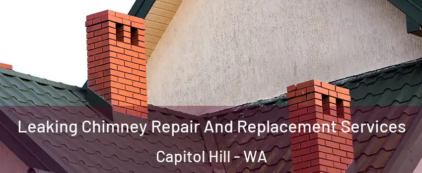 Leaking Chimney Repair And Replacement Services Capitol Hill - WA
