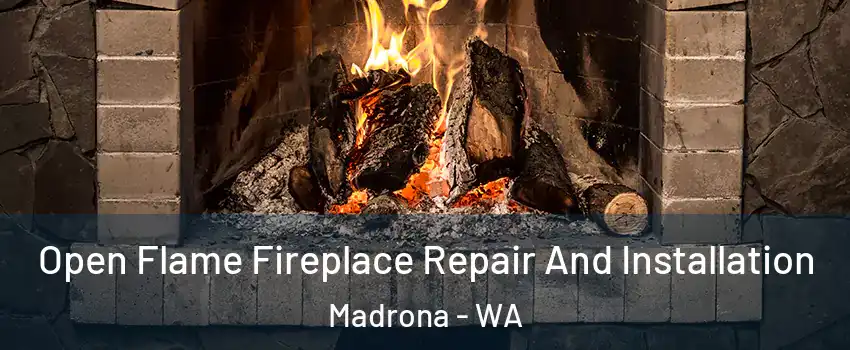 Open Flame Fireplace Repair And Installation Madrona - WA